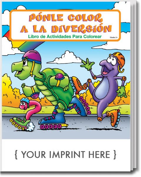 Main Product Image for Fun To Color Spanish Coloring And Activity Book USA Made