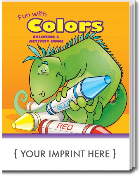 Main Product Image for Custom Logo Fun With Colors Coloring Book USA Made