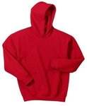 Gildan - Youth Heavy Blend Hooded Sweatshirt. - Red
