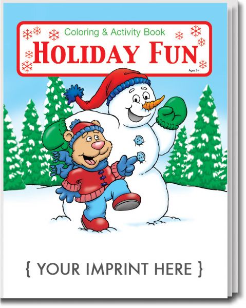 Main Product Image for Holiday Fun Coloring And Activity Book USA Made