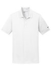 Nike Golf Dri-FIT Solid Icon Pique Modern Fit Polo. - White