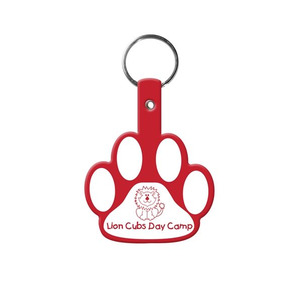 Main Product Image for USA Made Paw Flexible Key Tag