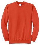 Port & Company - Core Fleece Crewneck Sweatshirt. - Orange