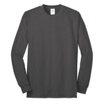Port & Company - Long Sleeve Core Blend Tee. - Charcoal