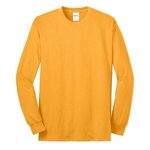 Port & Company - Long Sleeve Core Blend Tee. - Gold