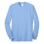 Port & Company - Long Sleeve Core Blend Tee. - Light Blue