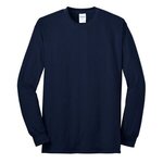 Port & Company - Long Sleeve Core Blend Tee. - Navy