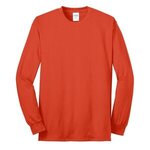 Port & Company - Long Sleeve Core Blend Tee. - Orange