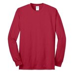 Port & Company - Long Sleeve Core Blend Tee. - Red