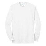 Port & Company - Long Sleeve Core Blend Tee. - White