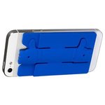 Quick-Snap Thumbs-Up Mobile Device Pocket/Stand - Blue