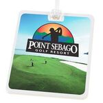 Buy Rectangle Golf Tag - 4c Digital Imprint USA Made