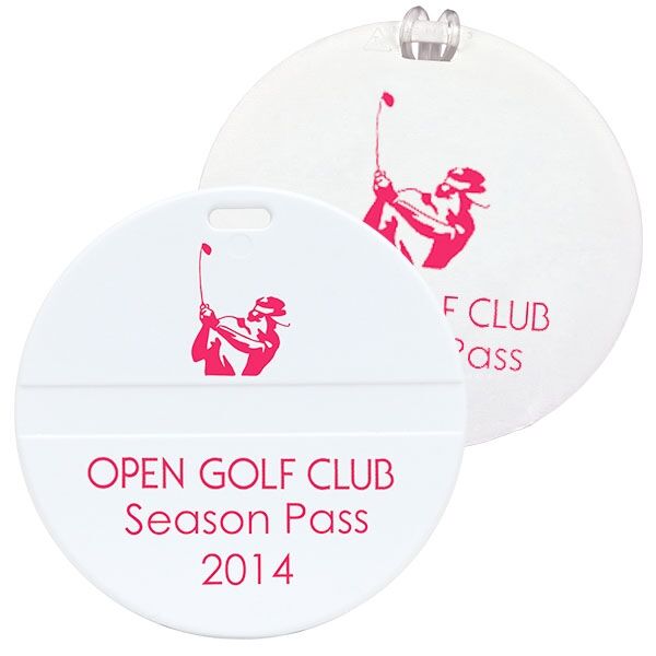 Main Product Image for Round Golf Bag Tag USA Made
