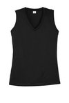 Sport-Tek Ladies Sleeveless PosiCharge Competitor V-Neck ... - Black