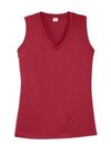 Sport-Tek Ladies Sleeveless PosiCharge Competitor V-Neck ... - True Red