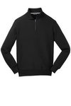 Sport-Tek Super Heavyweight 1/4-Zip Pullover Sweatshirt. - Black