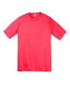 Sport-Tek Youth PosiCharge Competitor Tee. - Hot Coral