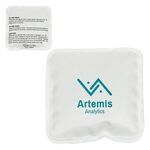 Square Nylon-Covered Hot/Cold Pack - Bright White