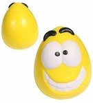 Stress Reliever Mood Maniac Wobbler - Happy - Yellow
